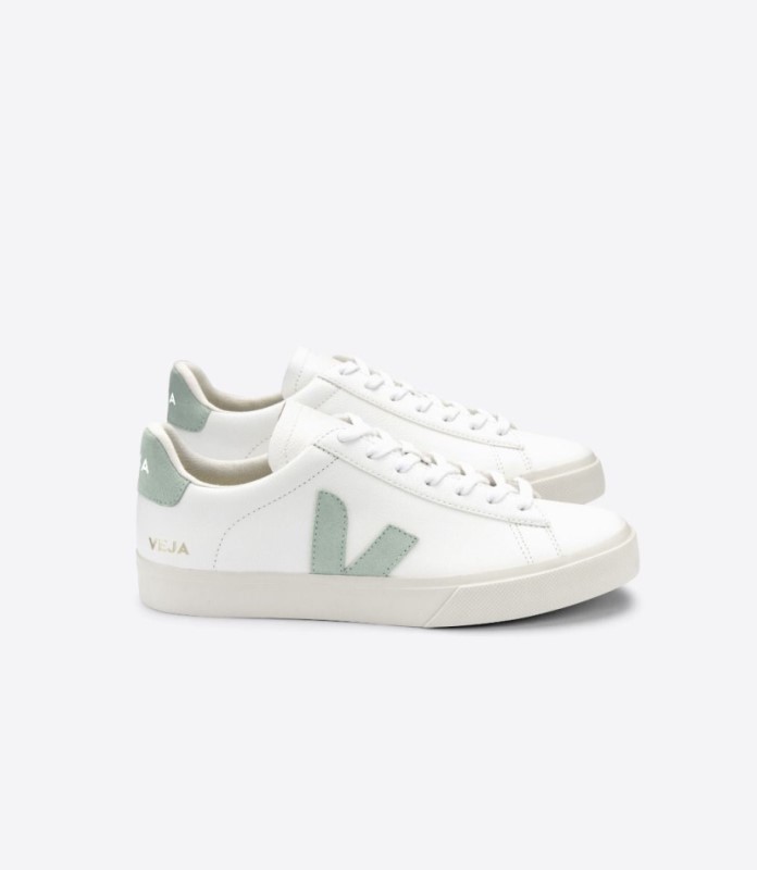 Veja Campo Chromefree Leather White Matcha Switzerland