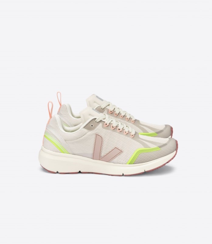 Veja Condor 2 Alveomesh Natural Babe Jaune-Fluo Switzerland