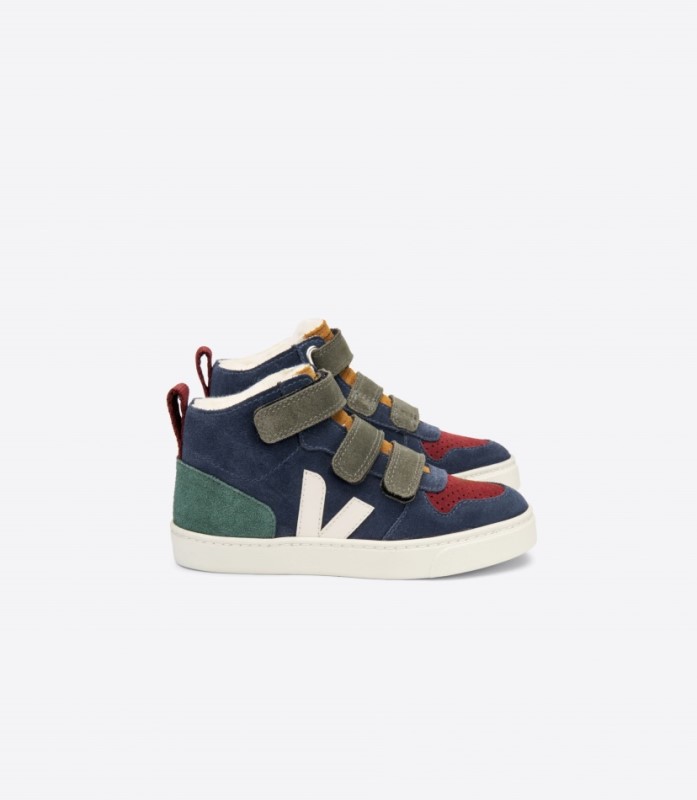 Veja V-10 Mid Fured Suede Multico Nautico Cyprus Switzerland
