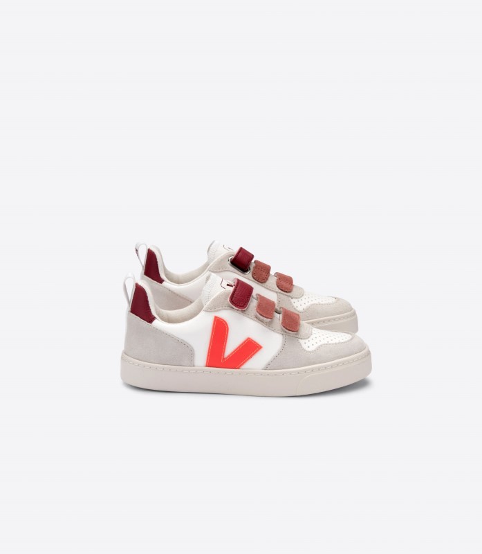 Veja X Bonton White Orange Fluo Marsala Original Switzerland