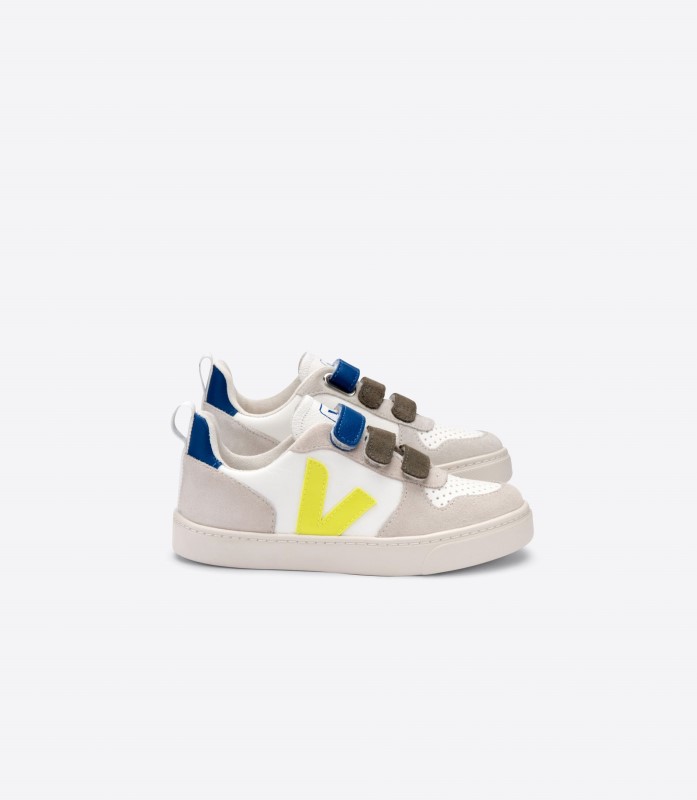 Veja X Bonton White Jaune Fluo Indigo Premium Switzerland