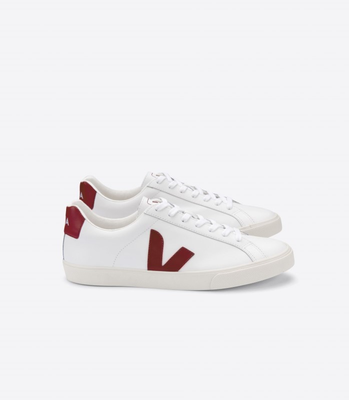 Veja Leather White Marsala Premium Switzerland