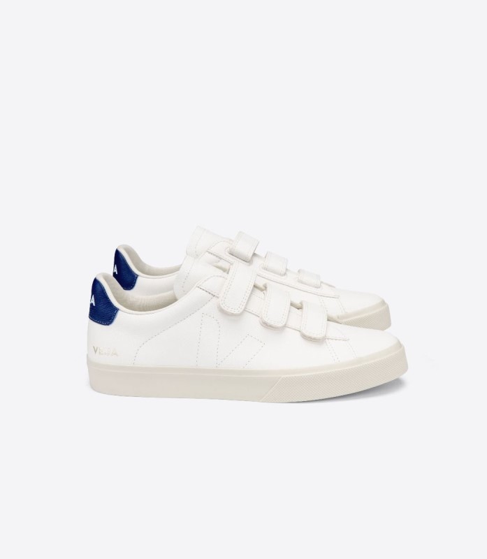 Premium Veja Chromefree Leather White Cobalt Switzerland