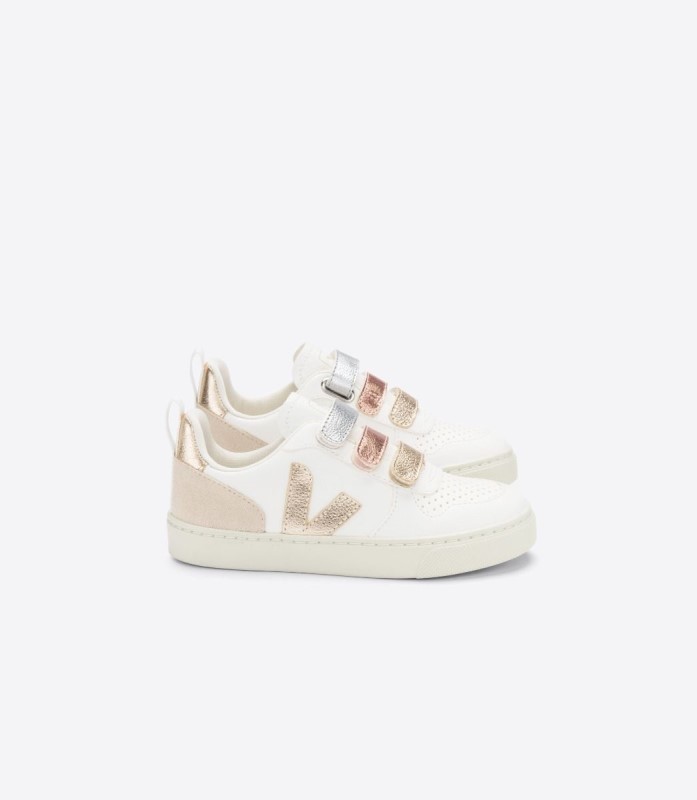 Collection Veja Chromefree Leather Multico White Shiny Switzerland