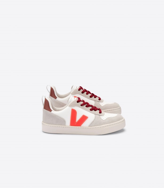 Veja X Bonton White Orange Fluo Dried Petal Special Switzerland