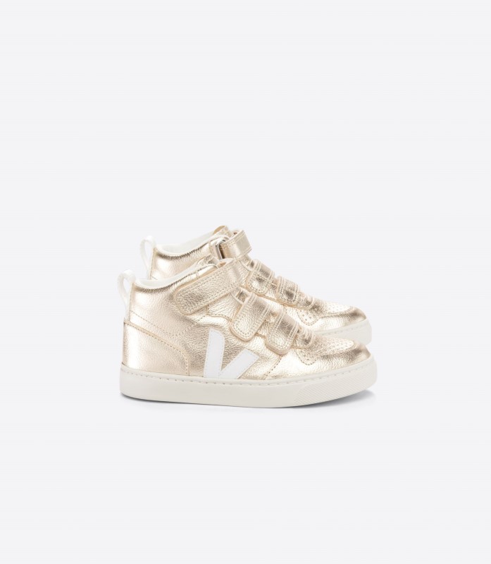 Original Veja Mid Chromefree Leather Platine White Switzerland