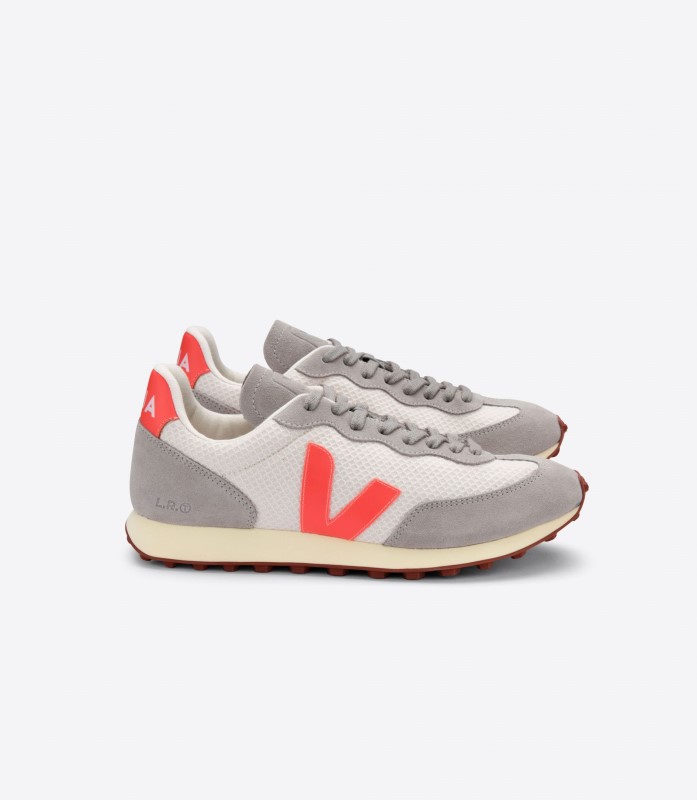 Perfect Branco Hexamesh Gravel Orange Grey Veja Switzerland
