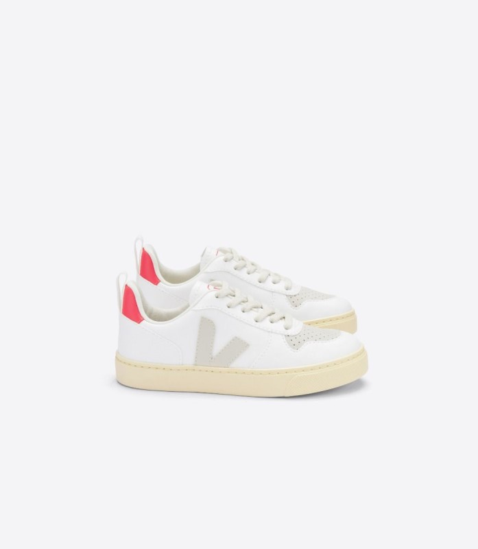 Collection Veja Laces Cwl White Pierre Rose Fluo Switzerland