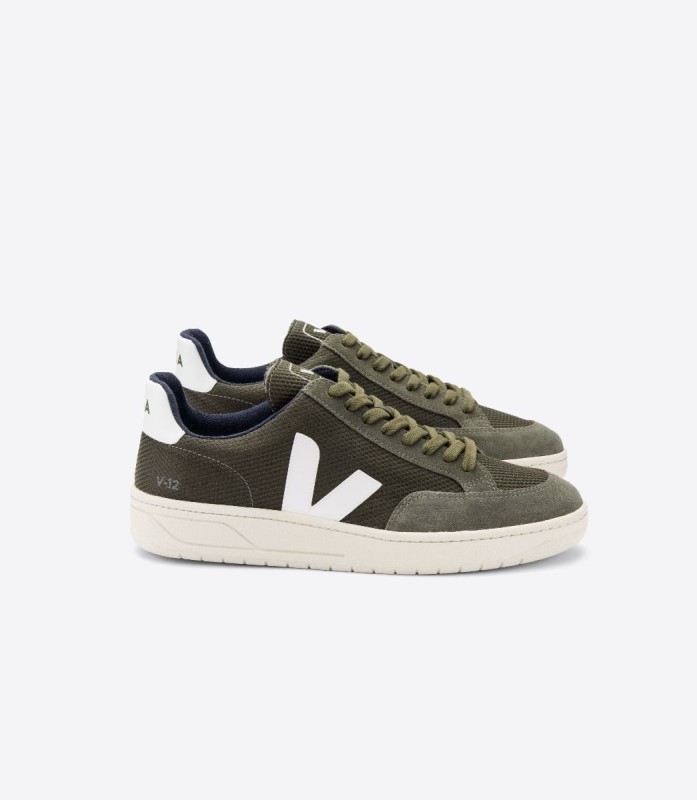 Veja B-Mesh Olive White Collection Switzerland