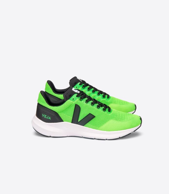 Veja V-Knit Vert Fluo Black Collection Switzerland