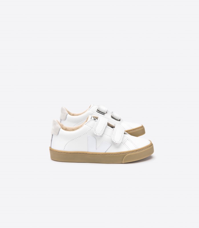Strappi Leather White Natural Sole Veja Original Switzerland