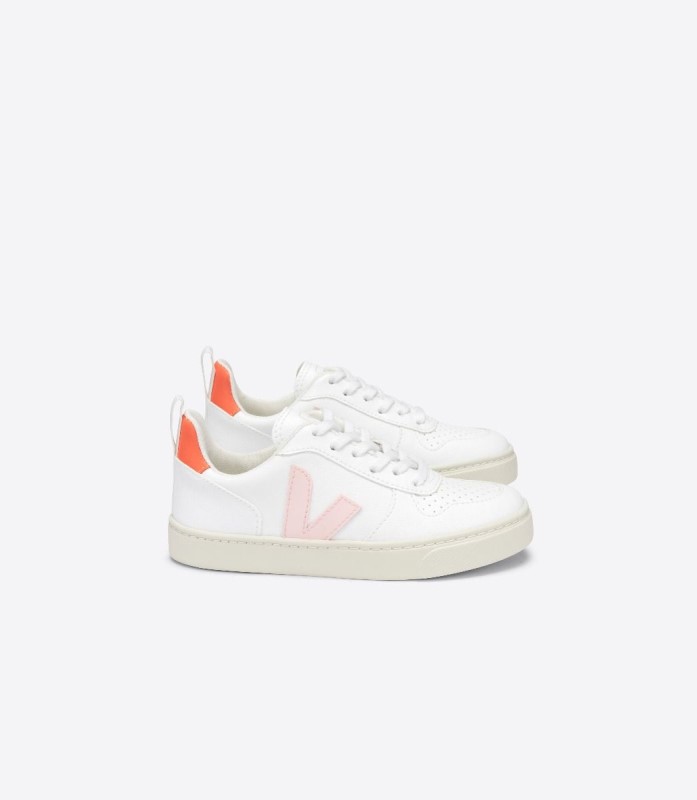 Laces Cwl White Petale Orange Fluo Veja Premium Switzerland