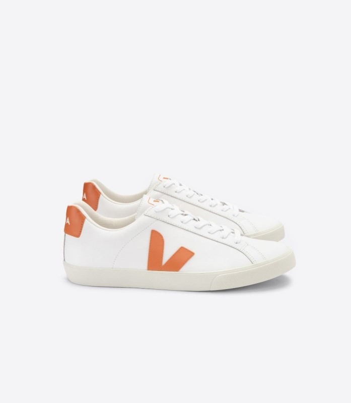 Veja Premium Leather White Pumpkin Switzerland