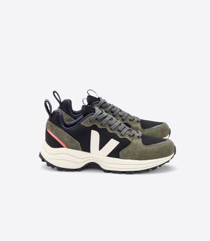 Veja Series Bastille B-Mesh Black Olive Pierre Switzerland