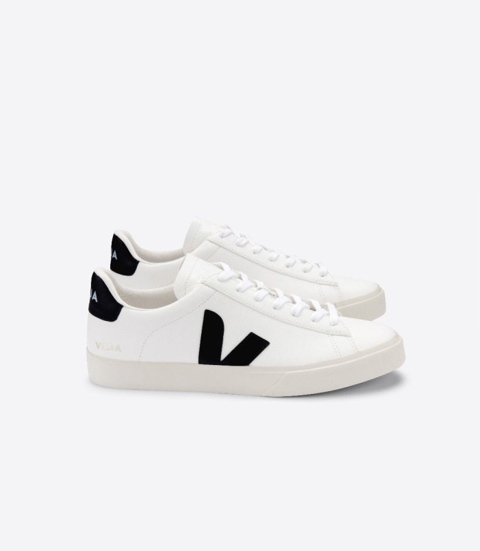 Collection Veja Chromefree Leather White Black Switzerland