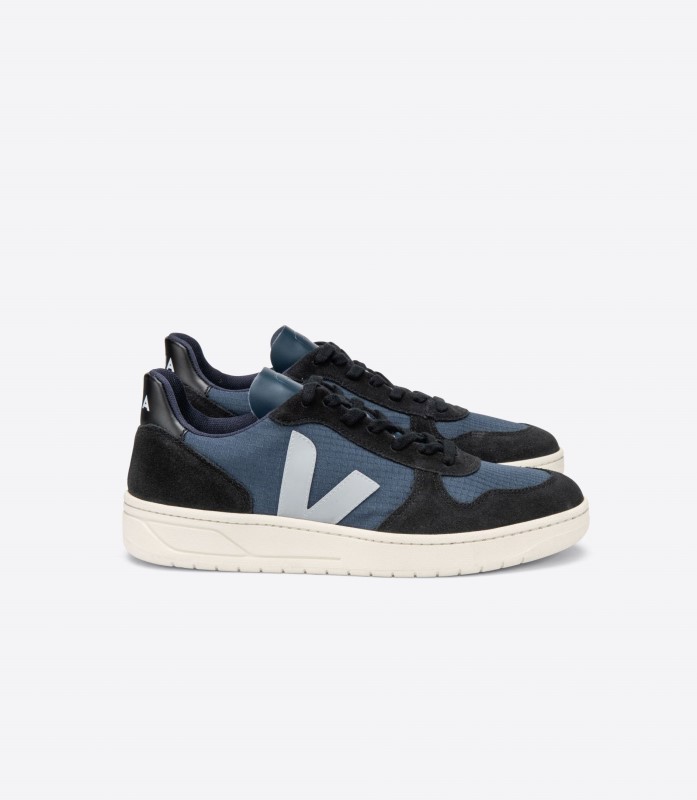 Ripstop Nautico Oxford Grey Black Veja Series Switzerland