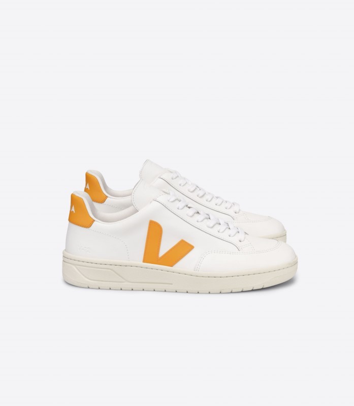 Veja Collection Leather White Ouro Switzerland