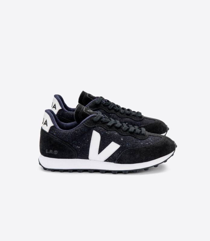 Veja Rio Branco Flannel Dark White Black Switzerland