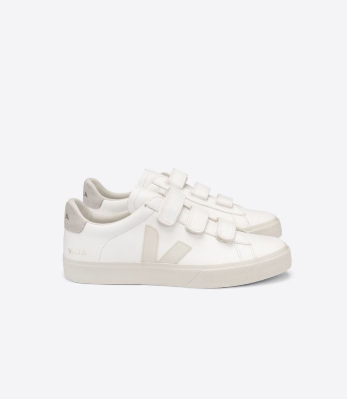 Veja Recife Chromefree Leather White Pierre Natural Switzerland