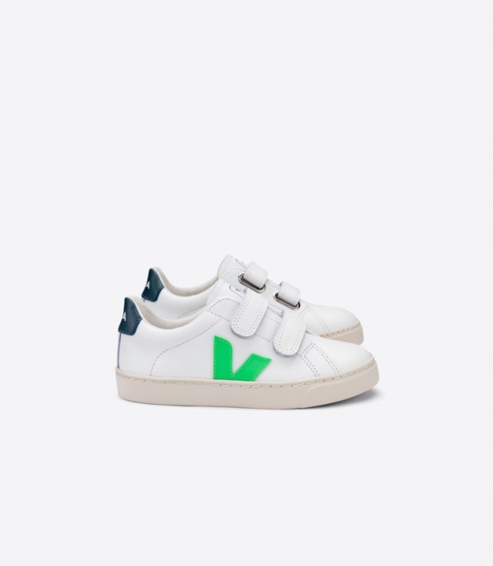 Veja Esplar Leather White Absinthe California Switzerland