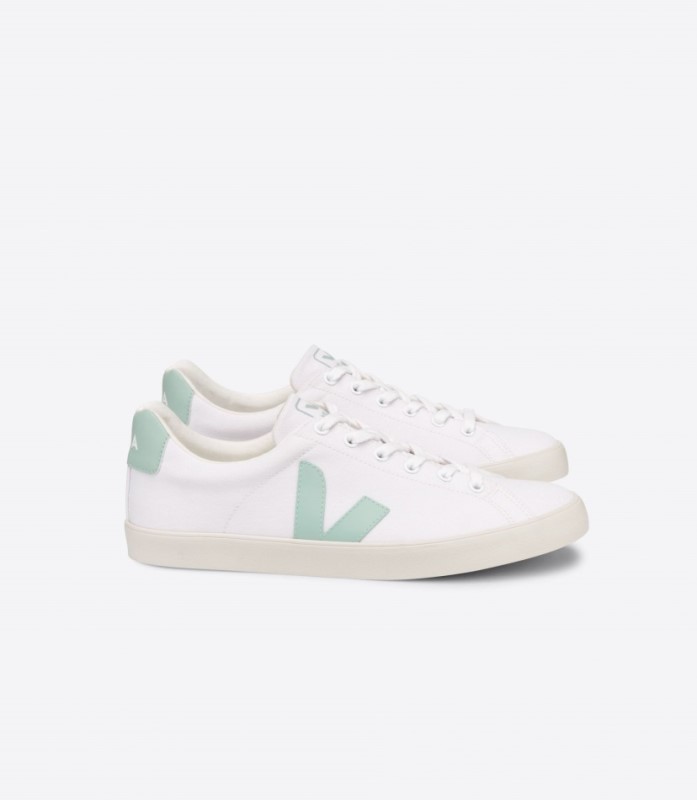 Veja Esplar Se Canvas White Matcha Switzerland