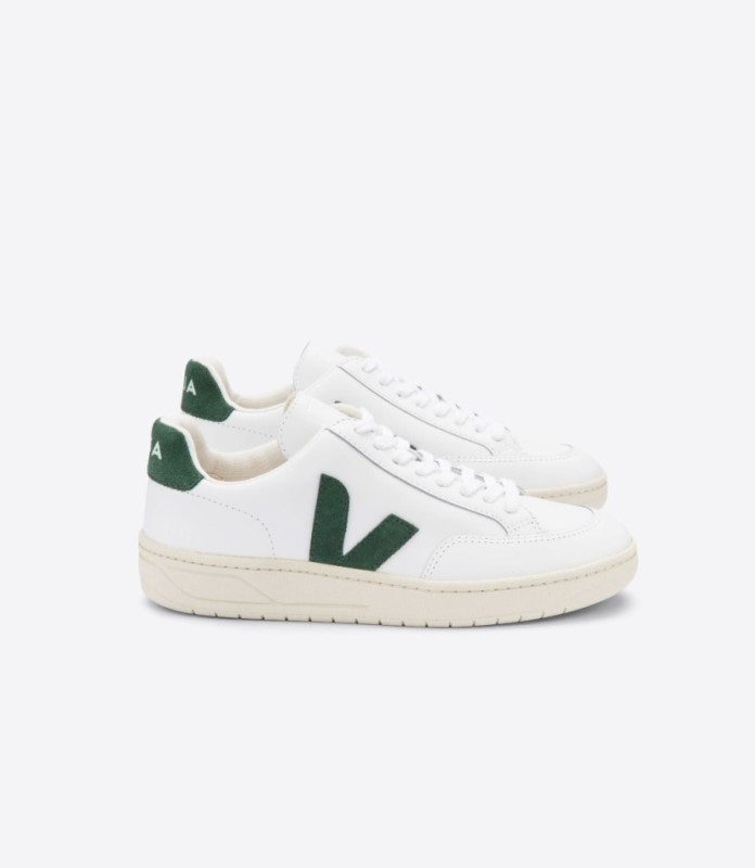 Veja V-12 Leather White Cyprus Switzerland