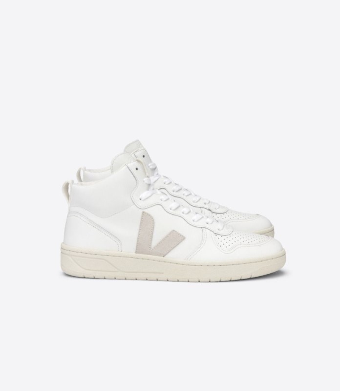 Veja V-15 Leather White Switzerland